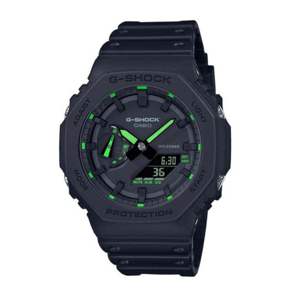 Mens G-Shock Chronograph Alarm Watch GA-2100-1A3ER