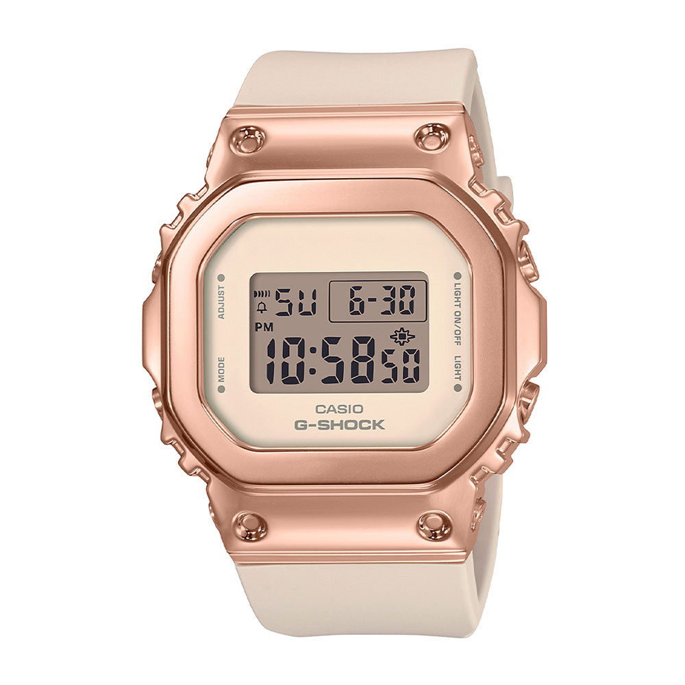 Casio digital watches rose gold outlet