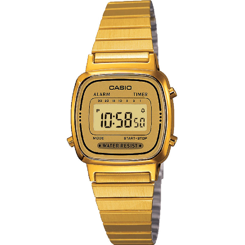Casio Ladies Classic Alarm Chronograph Digital Watch LA670WEGA-9EF