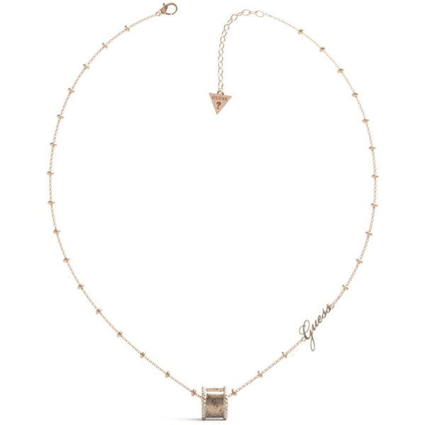 Guess Ladies Harmony Rose Gold Plated Necklace UBN01153RG