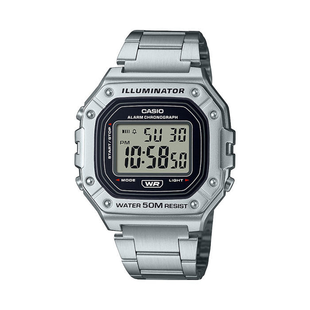 Casio Mens Illuminator Watch W-218HD-1AVEF – Quality Shop