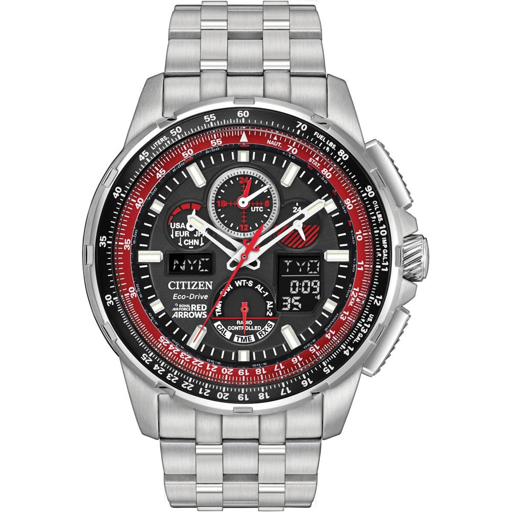 Citizen eco drive on sale red arrows set time