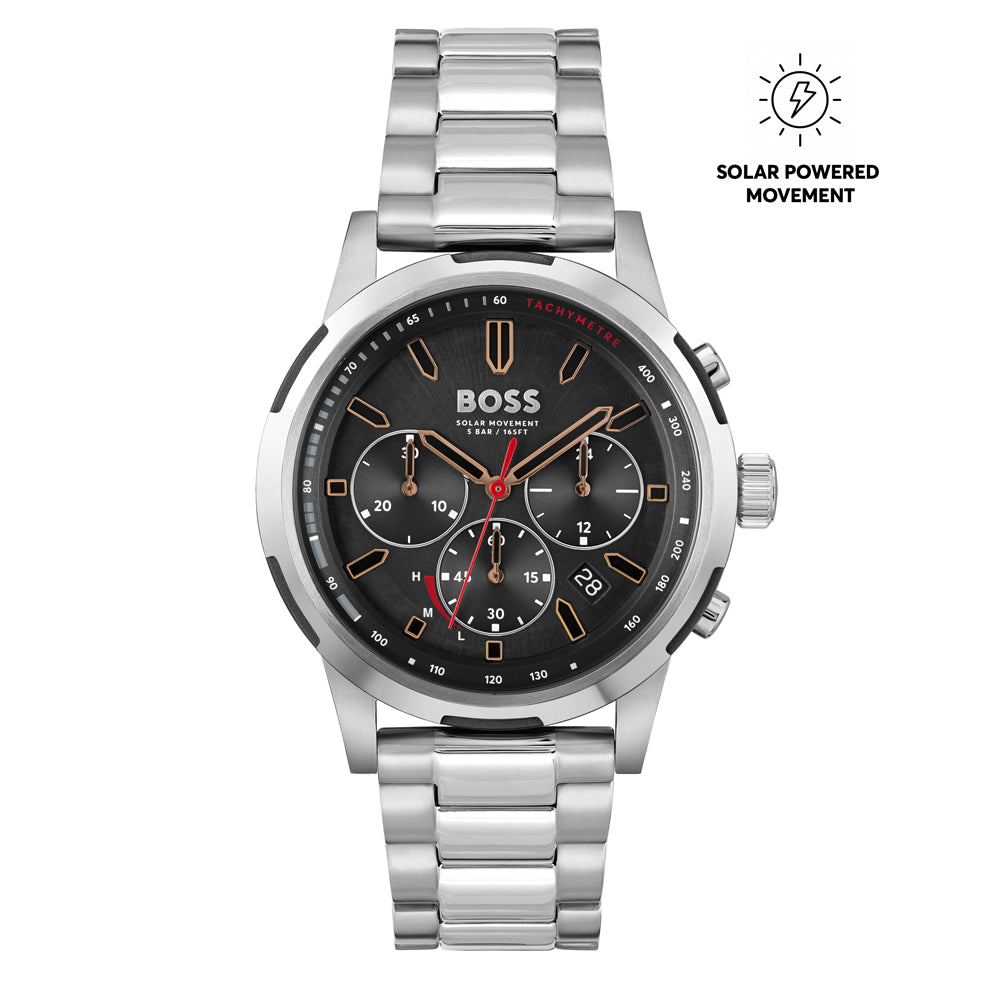 Boss Mens Solgrade Solar Chronograph Watch 1514032 – Quality Watch Shop