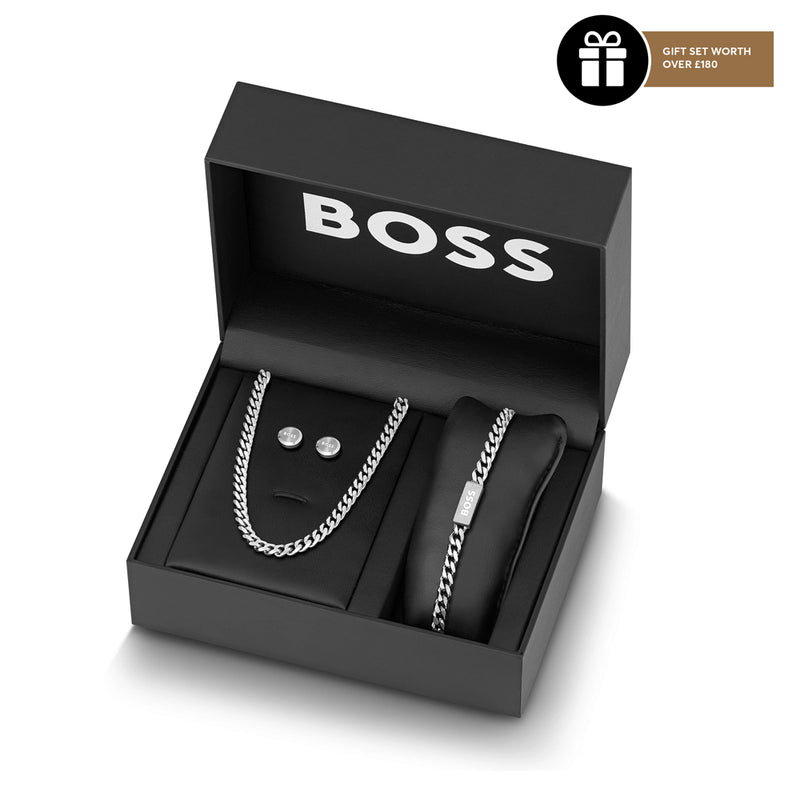 Gents BOSS Bennett Dog Tag Necklace