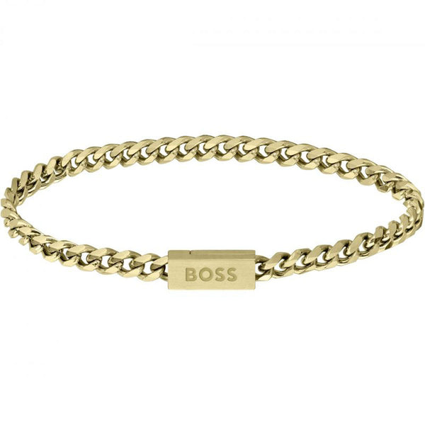 Boss  Mens Curb Chain Bracelet 1580172M