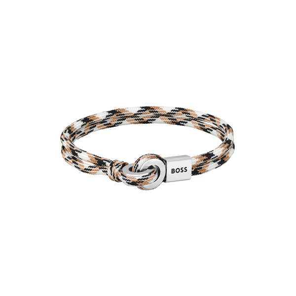 Boss Mens Thad cord  Bracelet 1580471M