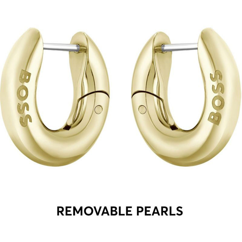 Boss Ladies Fresh Water Pearl Earrings 1580525