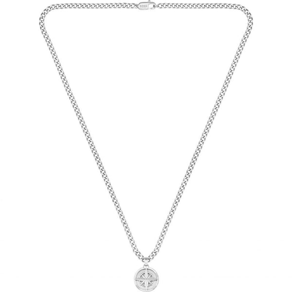 Boss Mens North Compass Necklace 1580544