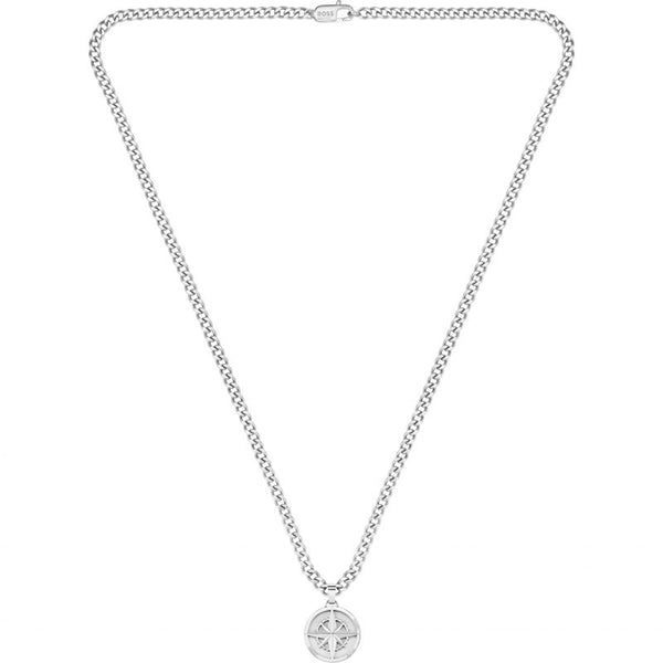 Boss Mens North Compass Necklace 1580544