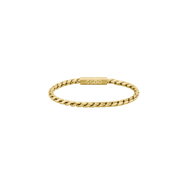 Boss Chain Gold Plated Doran Mens Bracelet 1580696