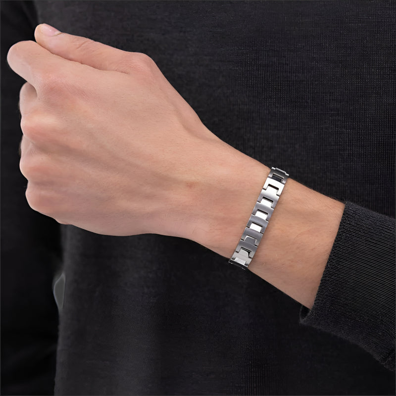 Boss Mens Candor Stainless Steel Link Bracelet 15807511