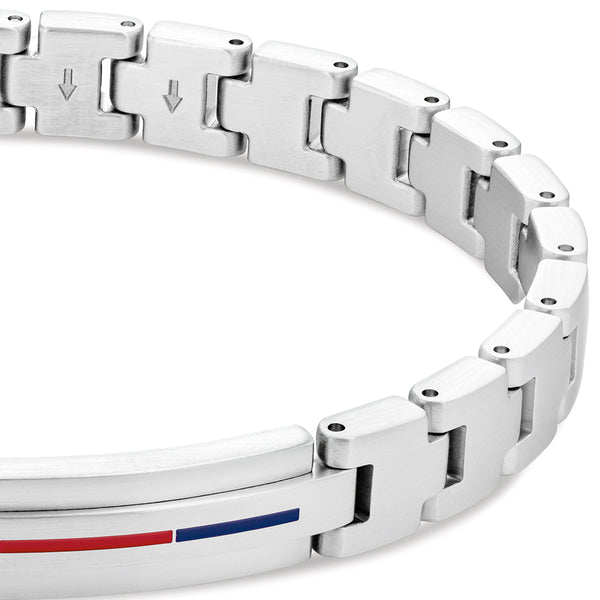Mens Tommy Hilfiger Stainless Steel ID Bracelet 2790313