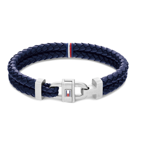 Mens Tommy Hilfiger Leather Bracelet 2790362