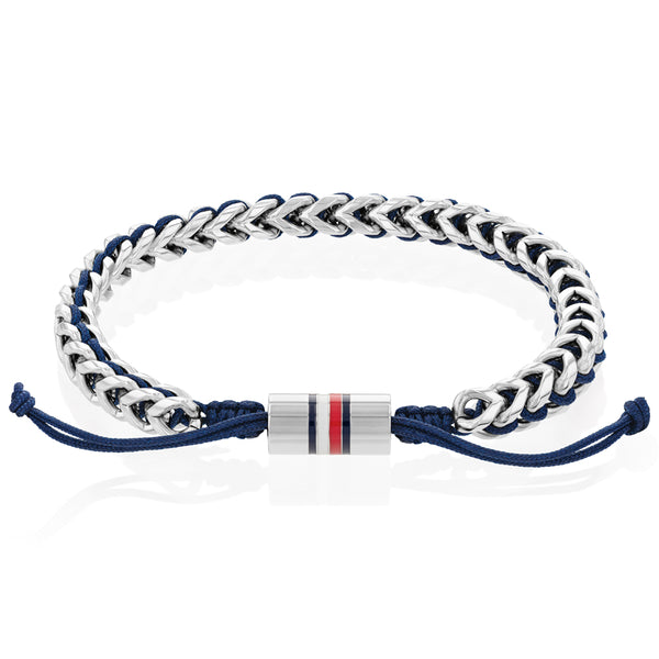 Mens Tommy Hilfiger Braided Metal Bracelet 2790511