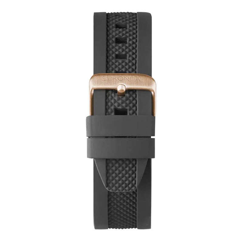 Sekonda Mens Titan Black Dial Chronograph Watch 30257