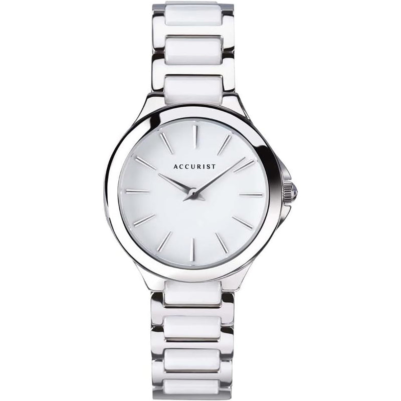 Accurist Ladies Ceramic Link Watch 8364