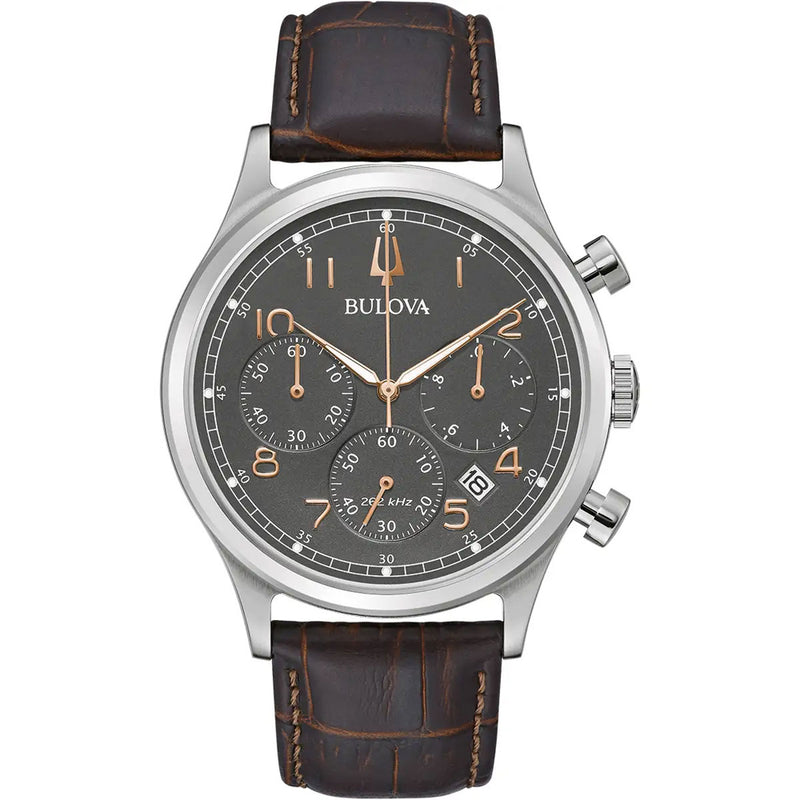 Bulova Mens Icon Cronograph Watch 96B356
