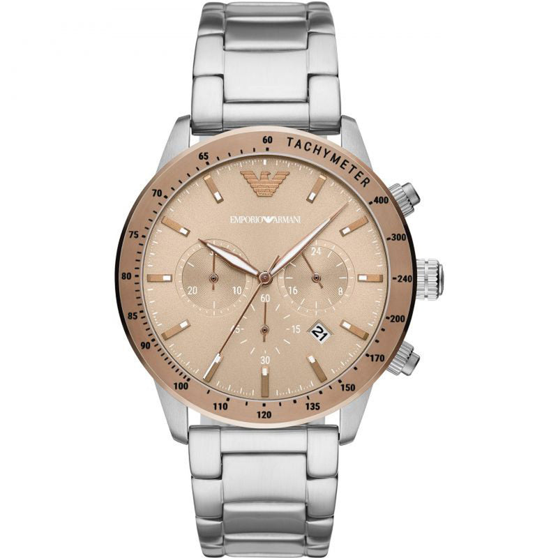 Emporio Armani Mens Mario Chronograph Watch AR11352