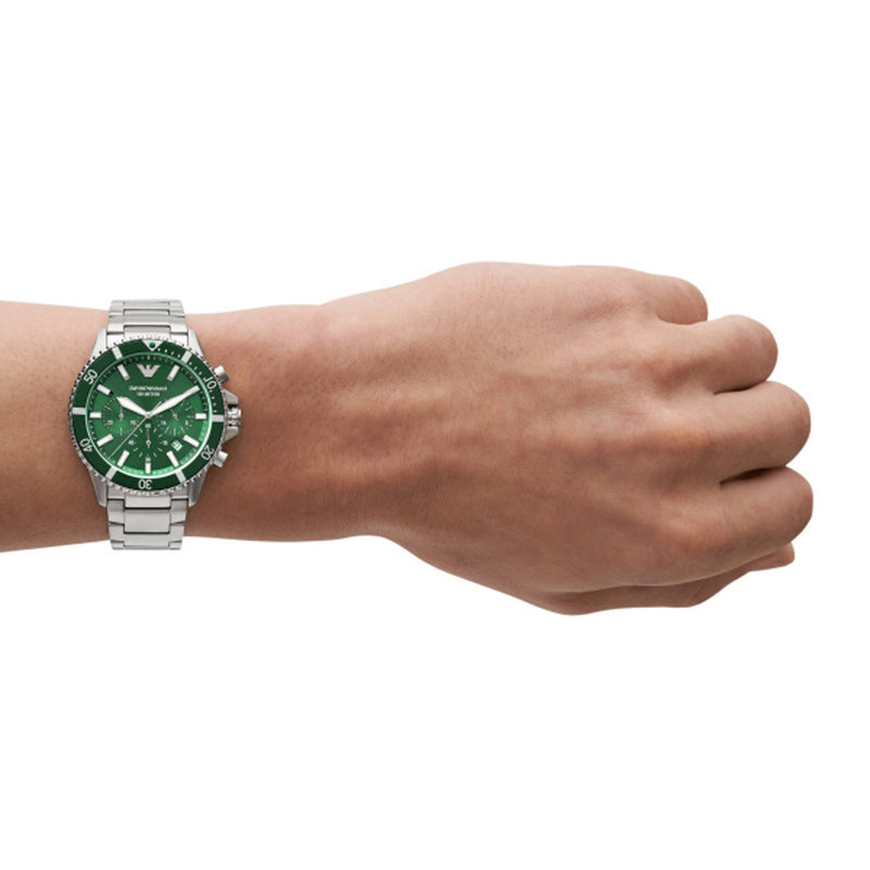 Emporio Armani Mens World Explorer Chronograph Watch AR11500