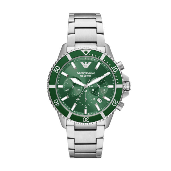 Emporio Armani Mens World Explorer Chronograph Watch AR11500