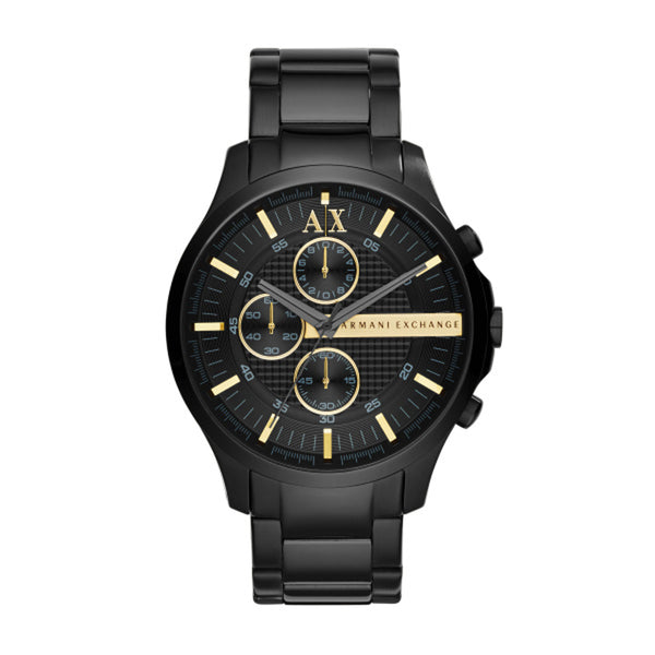 Armani Exchange Mens Black Chronograph Watch AX2164