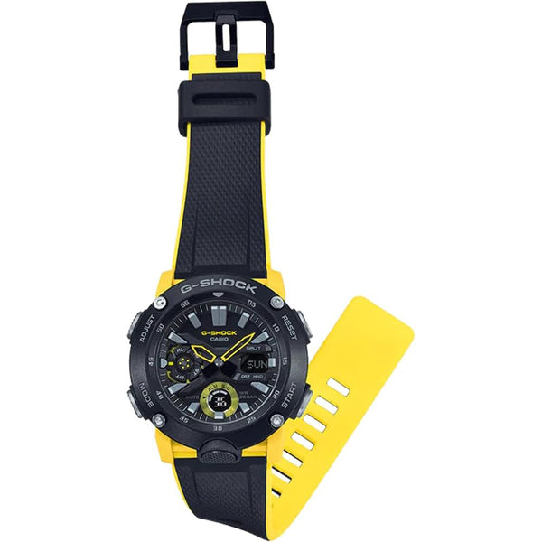 Casio Mens G-Shock Chronograph Alarm Watch GA-2000-1A9ER