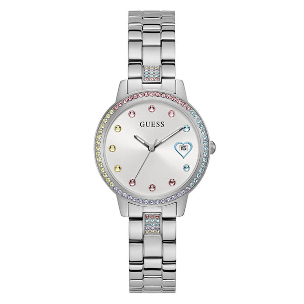 Guess Ladies Three Of Hearts Watch GW0657L1
