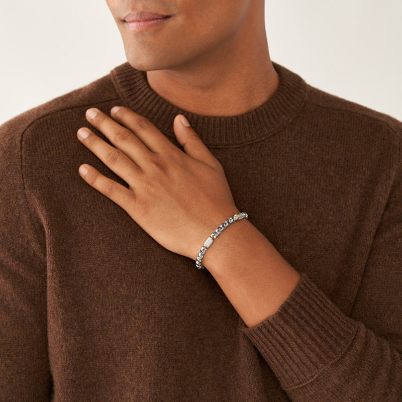 Fossil Men's All Stacked Up Bracelet JF04138998