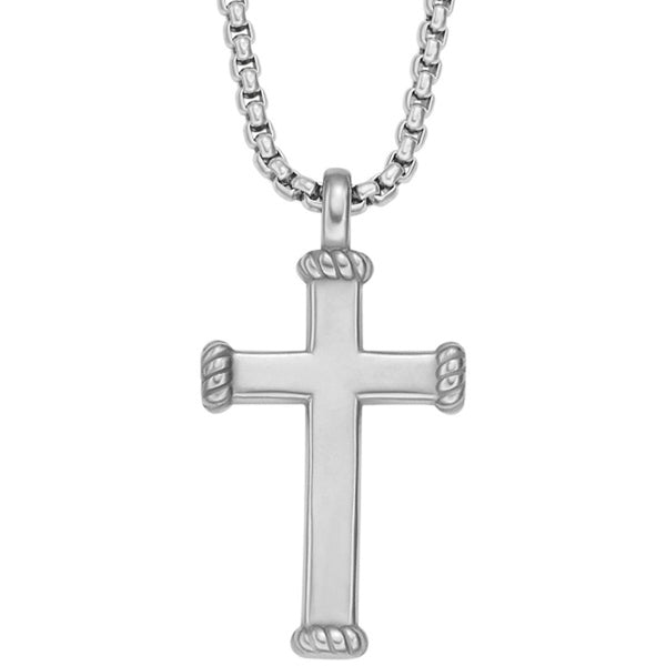 Fossil Men's  Meaningful moments Cross Necklace JF04401040