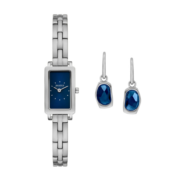 Skagen Ladies Hagen Micro Watch And Earrings Gift Set SKW1157