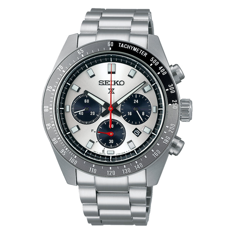 Seiko Mens Solar Speed Timer Chronograph Watch SSC911P1