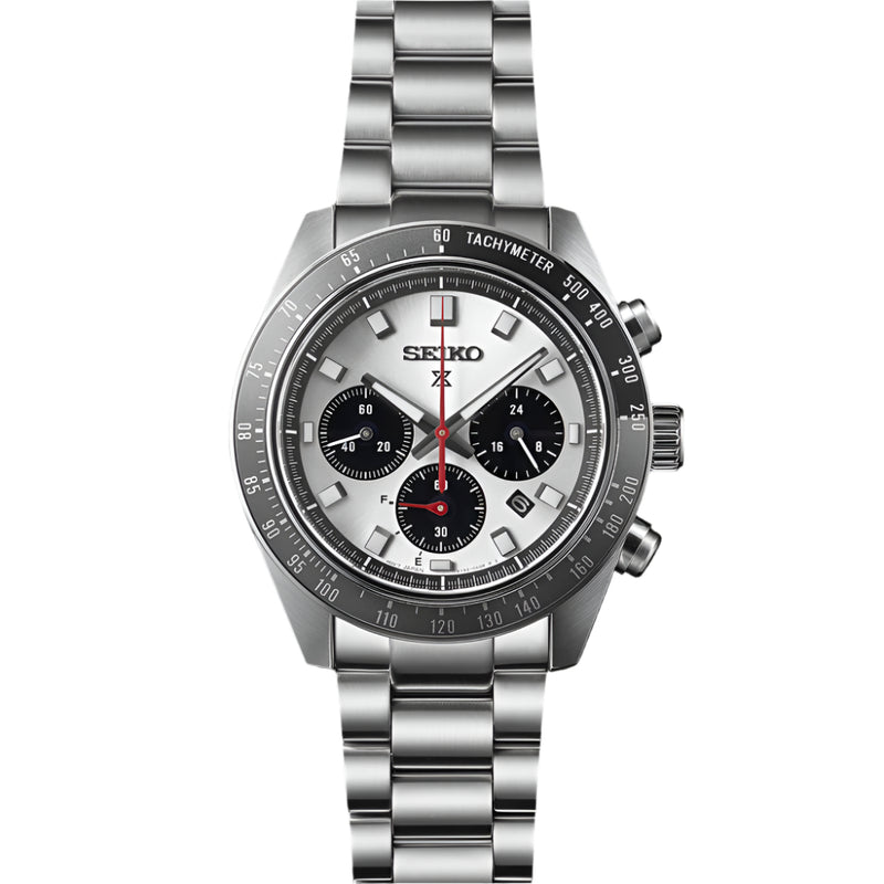 Seiko Mens Solar Speed Timer Chronograph Watch SSC911P1
