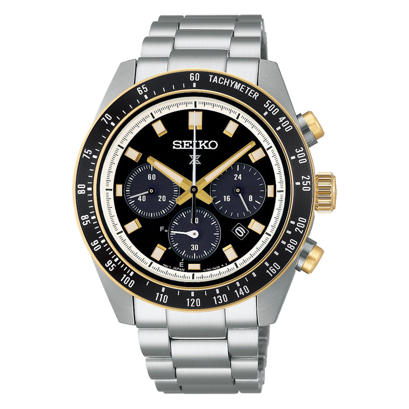 Seiko Mens Solar Speed Timer Chronograph Watch SSC941P1