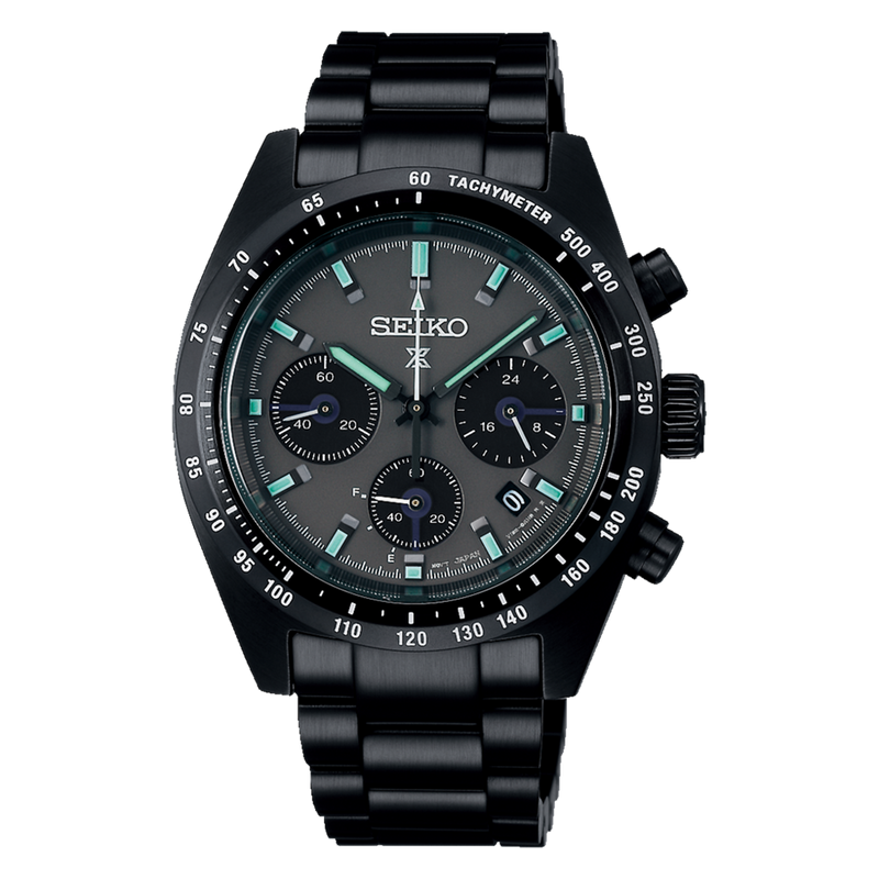 Seiko Prospex Black Series Night Speedtimer Solar Watch SSC917P1