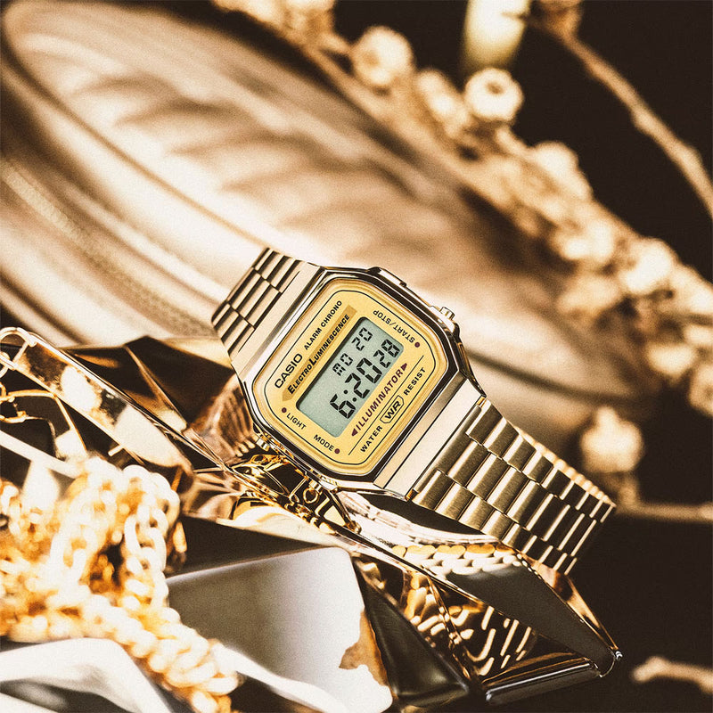 Casio Vintage Unisex Digital Watch A168WG-9EF