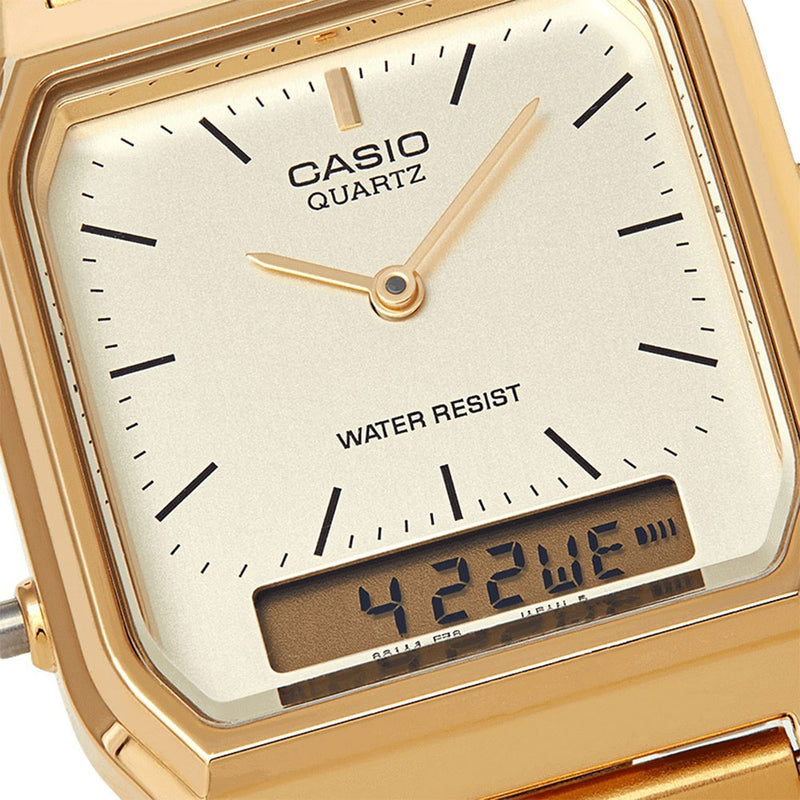 Casio Vintage Mens Dual Display Watch AQ-230GA-9DMQYES