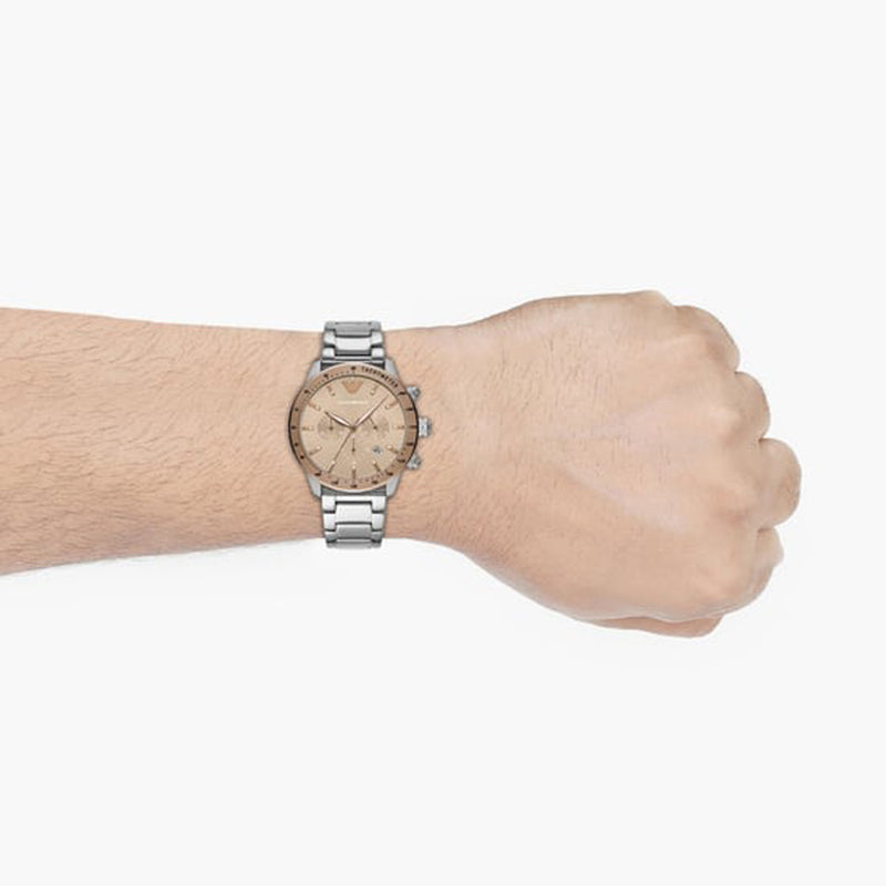 Emporio Armani Mens Mario Chronograph Watch AR11352