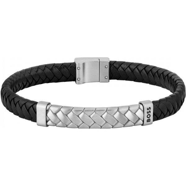 Boss Mens Tailored Leather Bracelet 1580674M