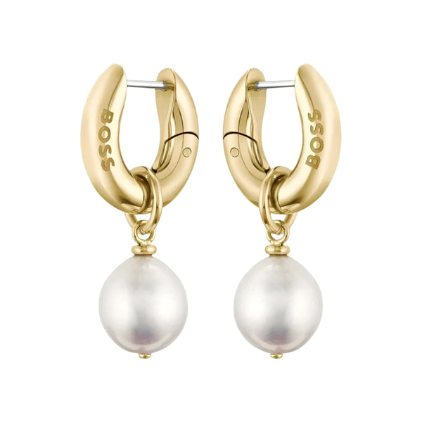 Boss Ladies Fresh Water Pearl Earrings 1580525