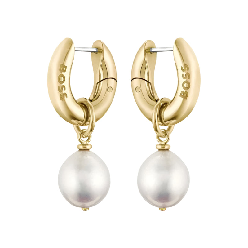 Boss Ladies Fresh Water Pearl Earrings 1580525