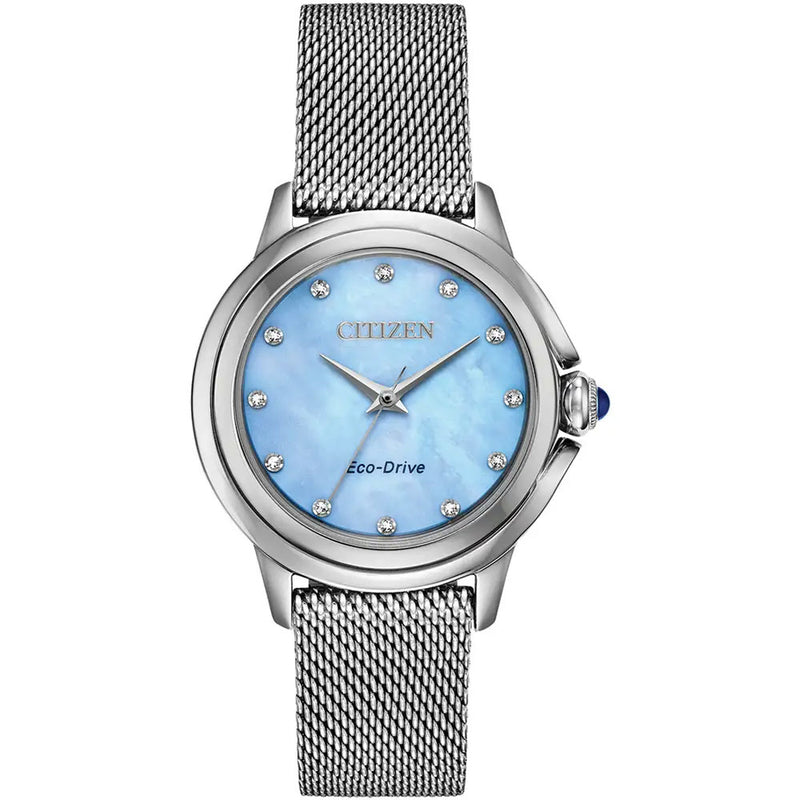 Citizen Ladies Diamond Eco-Drive Watch EM0790-55N