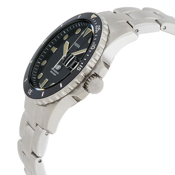 Fossil Mens Blue Black Dial Watch FS5952
