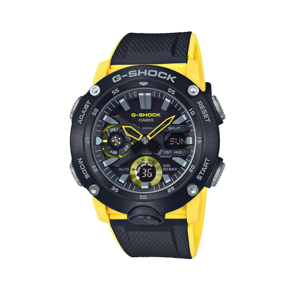 Casio Mens G-Shock Chronograph Alarm Watch GA-2000-1A9ER