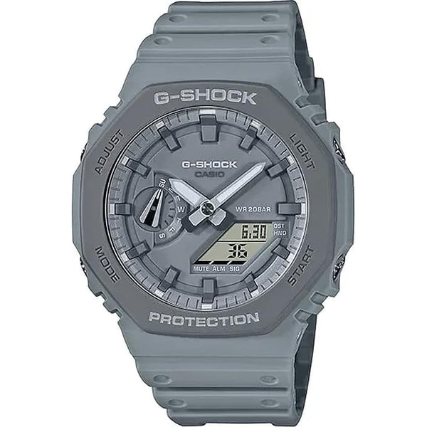 Casio G-Shock Mens Green Carbon Core Guard Alarm Watch GA-2110ET-8AER