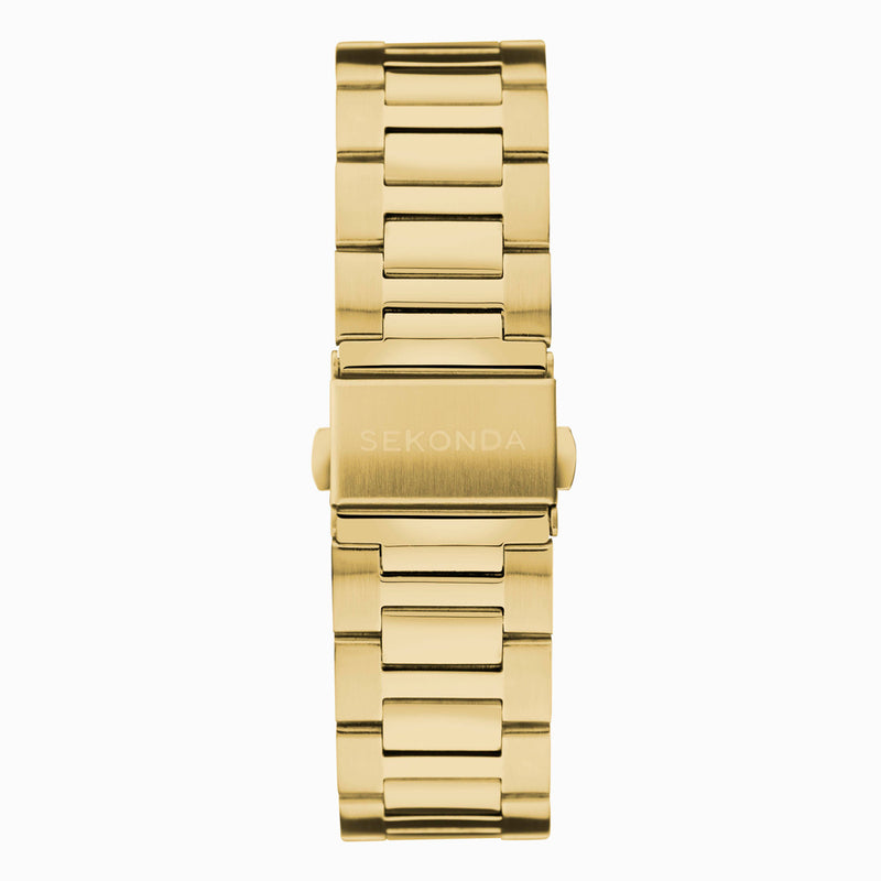 Mens Gold Plated Sekonda Ocean Watch 30198
