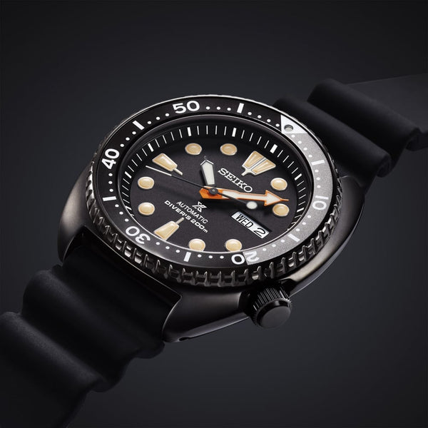 Seiko Mens Prospex Sea Black Series Limited Edition Automatic Divers Watch SRPC49K1