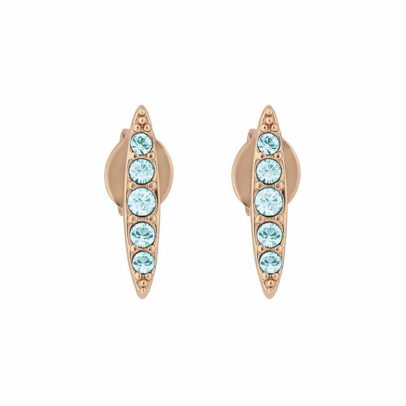 ADORE Ladies Pave Navette Stud Earrings With Swarovski Crystals