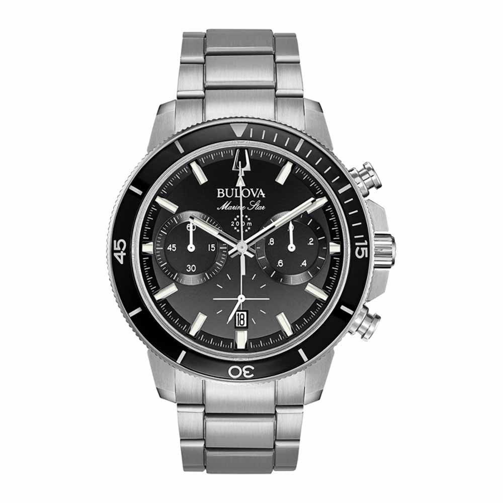 Bulova Mens Marine Star Chronograph Watch 96B272 – Quality Watch Shop