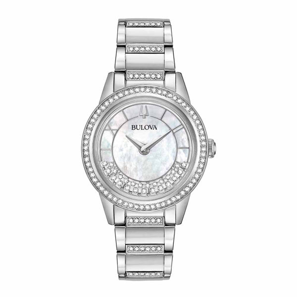 Bulova Ladies Crystal TurnStyle Watch 96L257