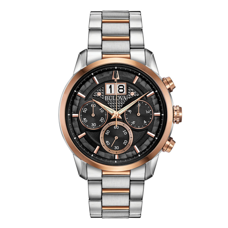 Bulova Mens  Sutton Chronograph Watch 98B335